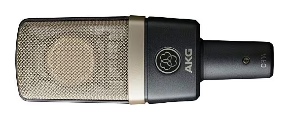 コンデンサーマイク。AKG C-314 (東京都品川区レンタル)