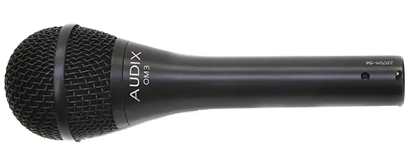ダイナミックマイク。AUDIX OM3 (東京都品川区レンタル)