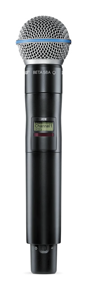 ワイヤレスマイク。Shure AD2/B58-Z16 (東京都品川区レンタル)