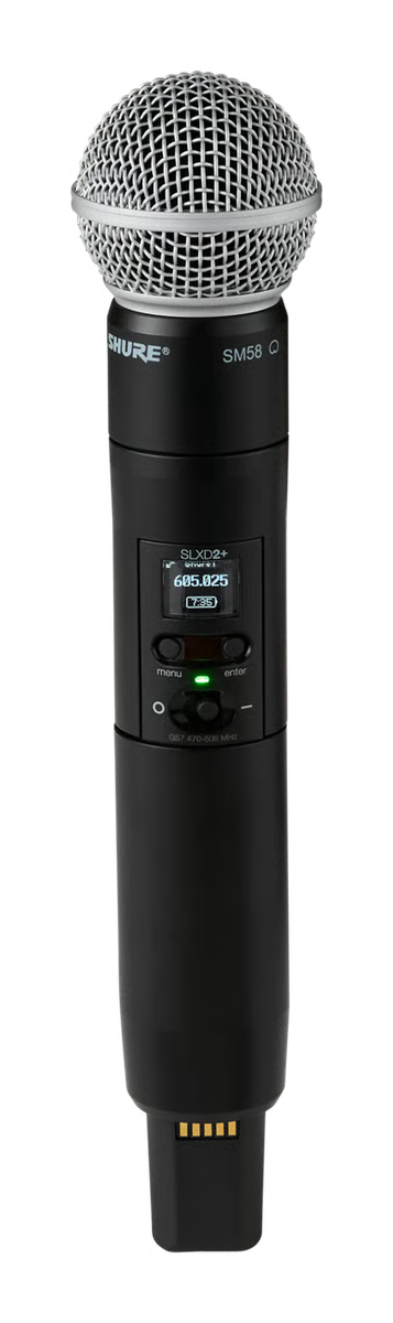 ワイヤレスマイク。Shure SLXD2+/58=-JB (東京都品川区レンタル)