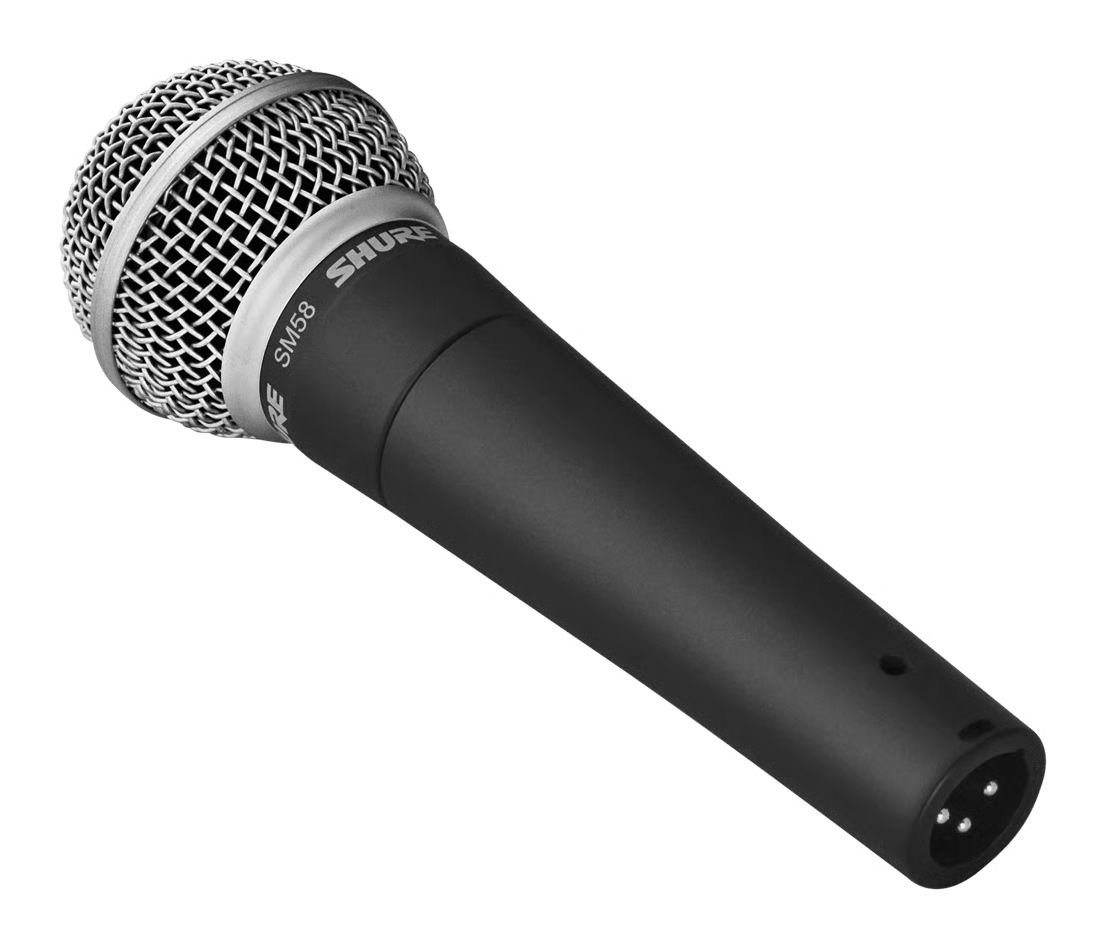 ダイナミックマイク。Shure SM58 (東京都品川区レンタル)