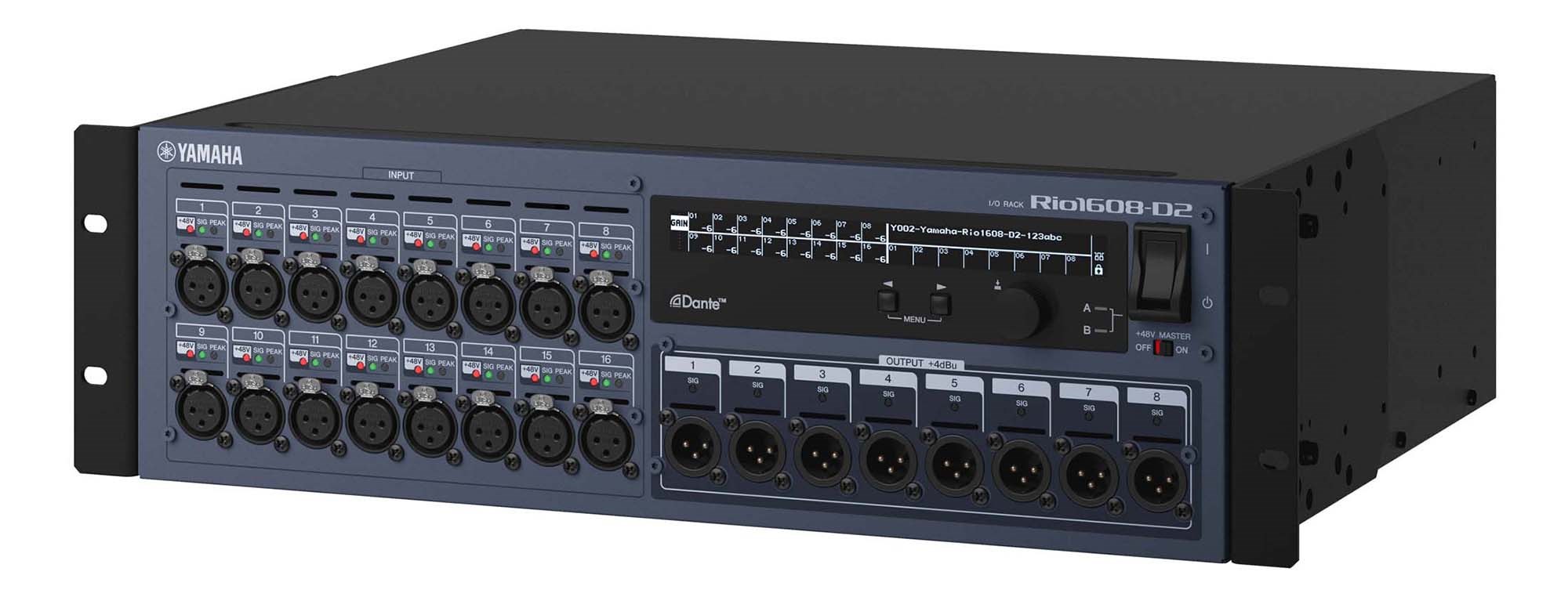 インターフェイス。YAMAHA Rio1608-D2